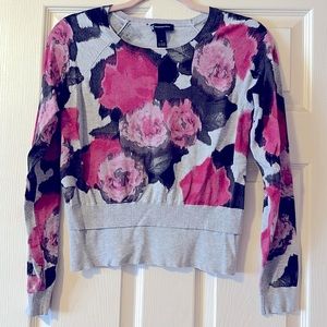 INC FLORAL Sweater